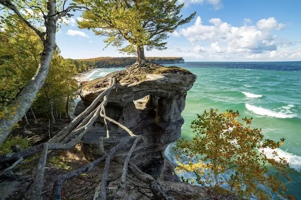 Lake Superior - Blick zum Chapel Rock