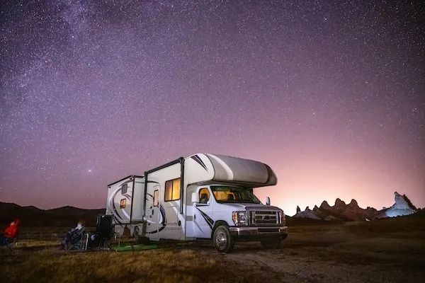 Wohnmobil Dark Sky Park campen