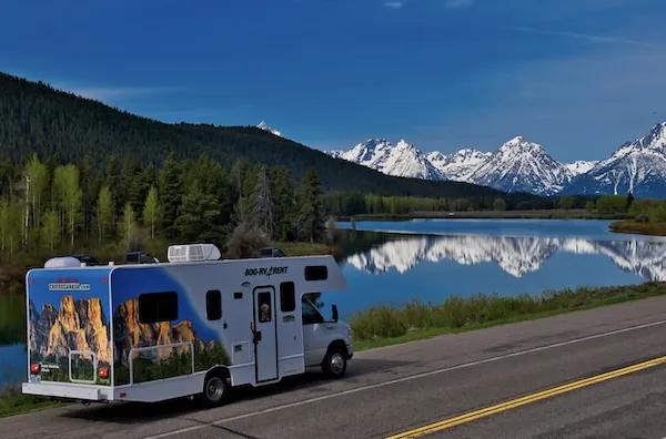 Wohnmobil in der Natur Nordamerika