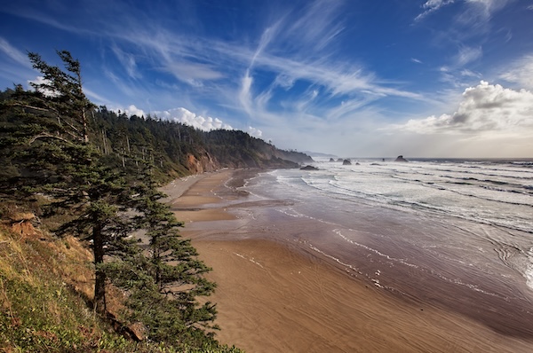 Die Steilküste des Ecola State Park an der Tillamook-Küste