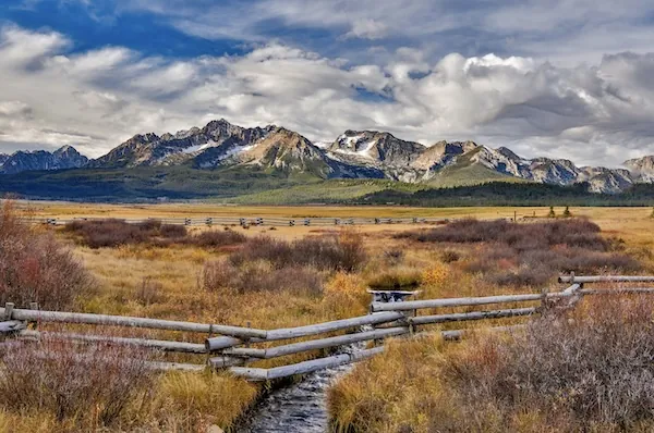Sawtooth Mountains in Idaho