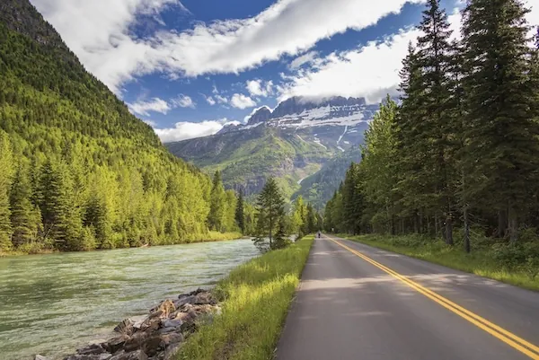 Upper McDonald Creek im Glacier Nationalpark, Montana
