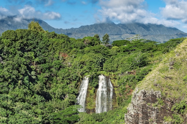 Opaekaa-Wasserfall
