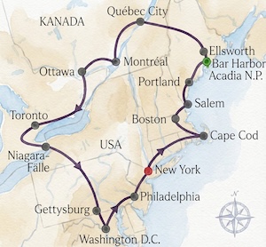 Best of the East – USA Rundreise E-1381