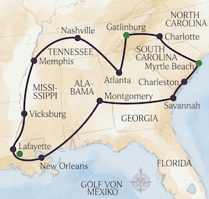 Sounds of the South – USA Rundreise E-1400