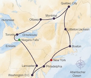 Bilderbogen des Ostens – USA Rundreise E-1404