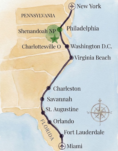 Atlantikküste von New York bis Florida – USA Rundreise E-1408