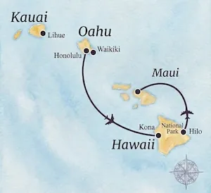 Exotisches Hawaii – USA Rundreise W-1251