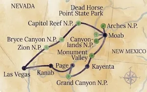 Canyon Adventure – USA Rundreise W-1256