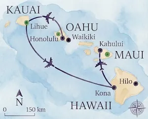 Romantisches Hawaii – USA Rundreise W-1260