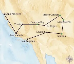 Der lebhafte Westen der Extreme: „Bunte Vielfalt der Städte & beeindruckende Naturwunder“ – USA Rundreise W-1261