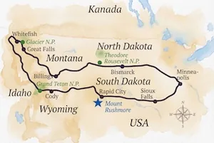 Prärieland, Büffel & Yellowstone – USA Rundreise W-1263