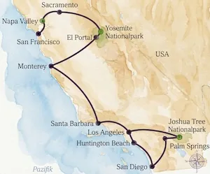 California Beach & Sun – USA Rundreise W-1266