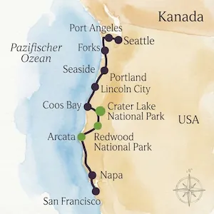 Höhepunkte des Nordwestens – USA Rundreise W-1280