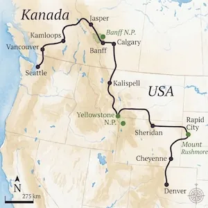 Durch die Rockies zum Pazifik – USA Rundreise W-1293
