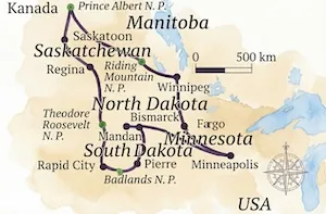 Die Grossen Prärien – USA Rundreise W-1300
