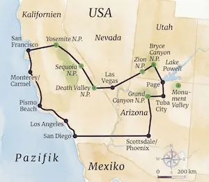 Der Südwesten Intensiv – USA Rundreise W-1307