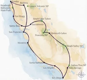 California Dreamin – USA Rundreise W-1317