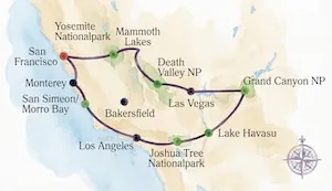 Im aufregenden Westen – USA Rundreise W-1321