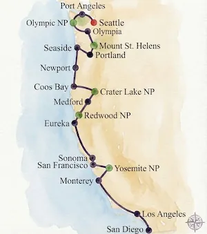 Naturschönheiten des Westens – USA Rundreise W-1327