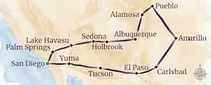 Der charaktervolle Westen der Abenteurer: „Spektakuläre Filmkulissen & magische Bilderbuch-Motive“ – USA Rundreise W-1330
