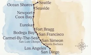 Wenn der Westen den Pazifik liebevoll berührt „Lebendiges Beach-Boy-Feeling mit allen Sinnen“ – USA Rundreise W-1334