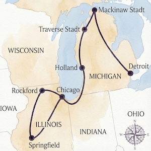 Michigan & Illinois – USA Rundreise E-1353