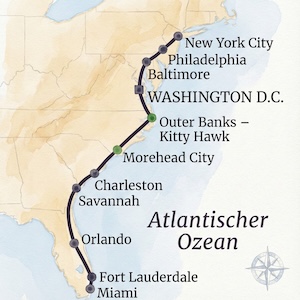 Metropolen, Mythen & Meer – USA Rundreise E-1366