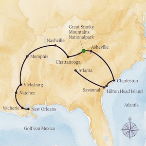 Südstaatenträume – USA Rundreise E-1372