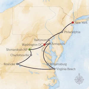Capital Region – Metropolen & Natur – USA Rundreise E-1377