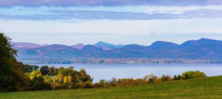 Lake Champlain in Neuengland