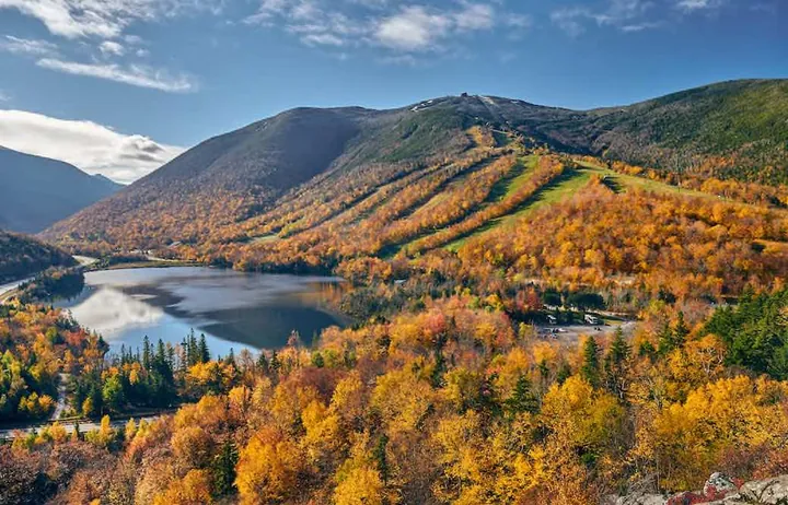 New Hampshire White Mountain National Forest Echo Lake