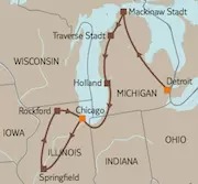 Michigan & Illinois