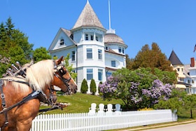 Mackinac Island West Bluff Road - Copyright by csterken - Adobe