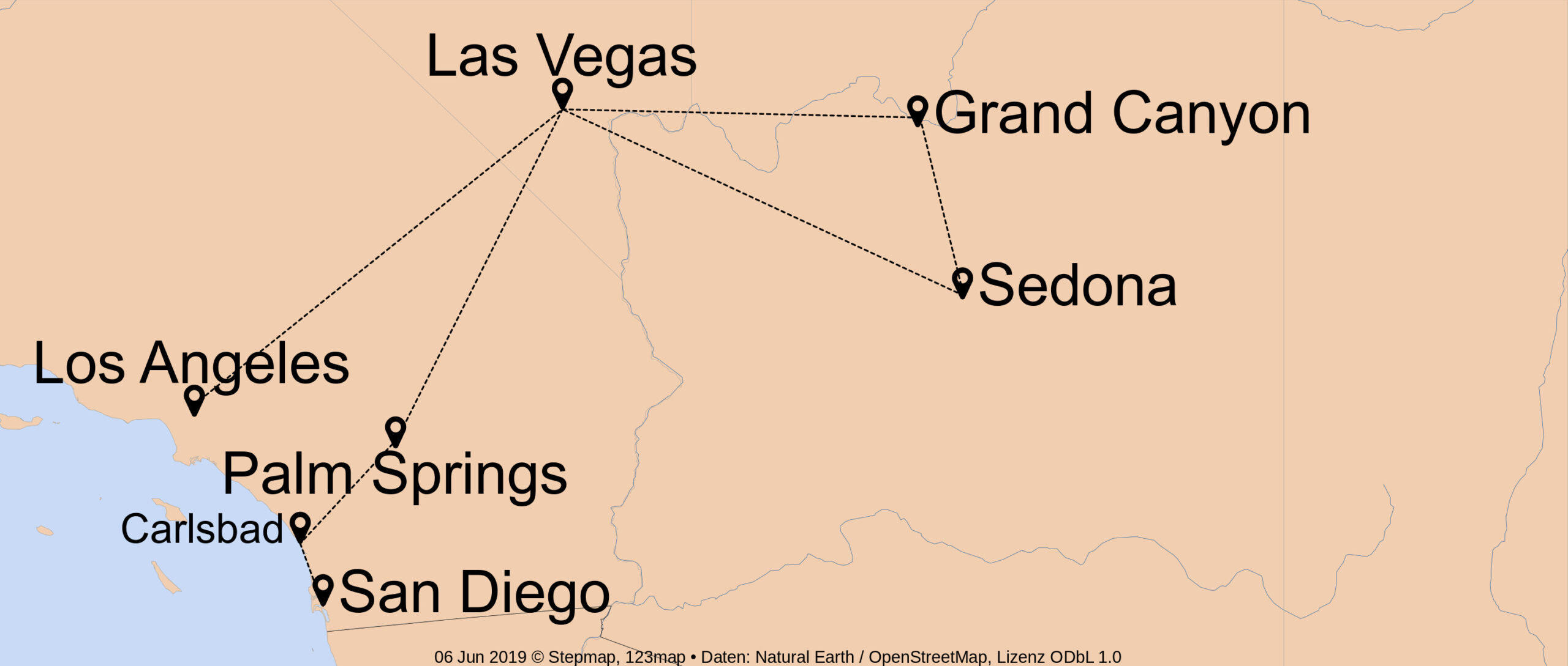 Canyons, Strände und Grand Canyon - W-1288 - Individuell von Los Angeles bis San Diego 2