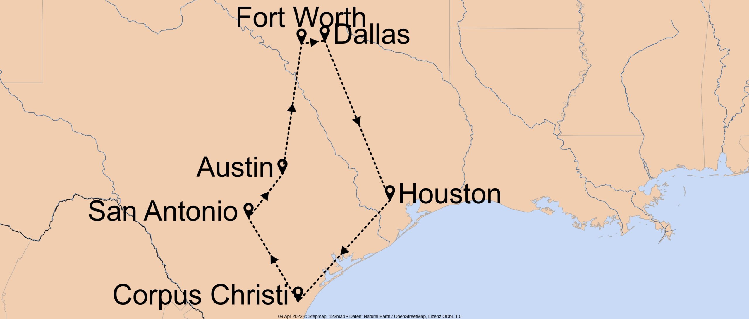 Das Herz von Texas - E-1405 - Individuell von Houston bis Houston Nr. 4