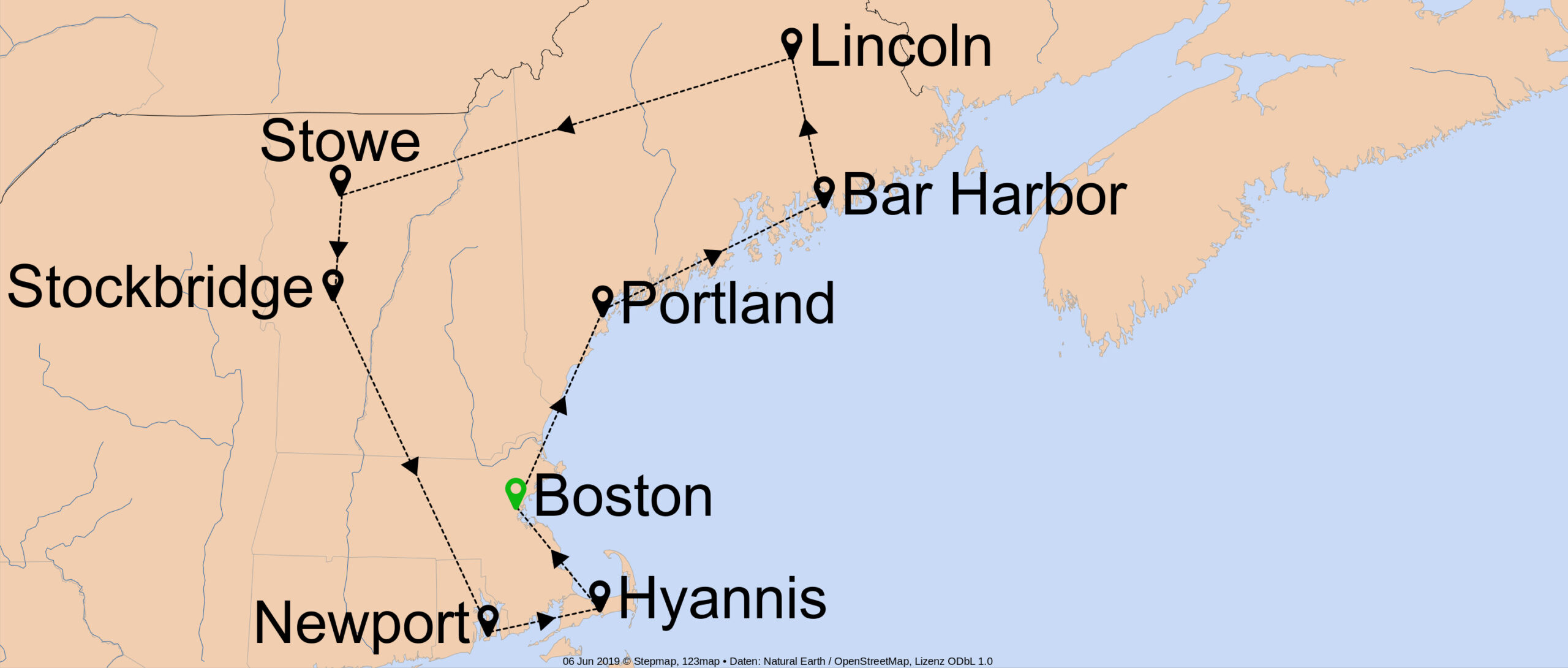 Zauberhaftes Neuengland - E-1382 -Individuell von Boston bis Boston Nr. 7