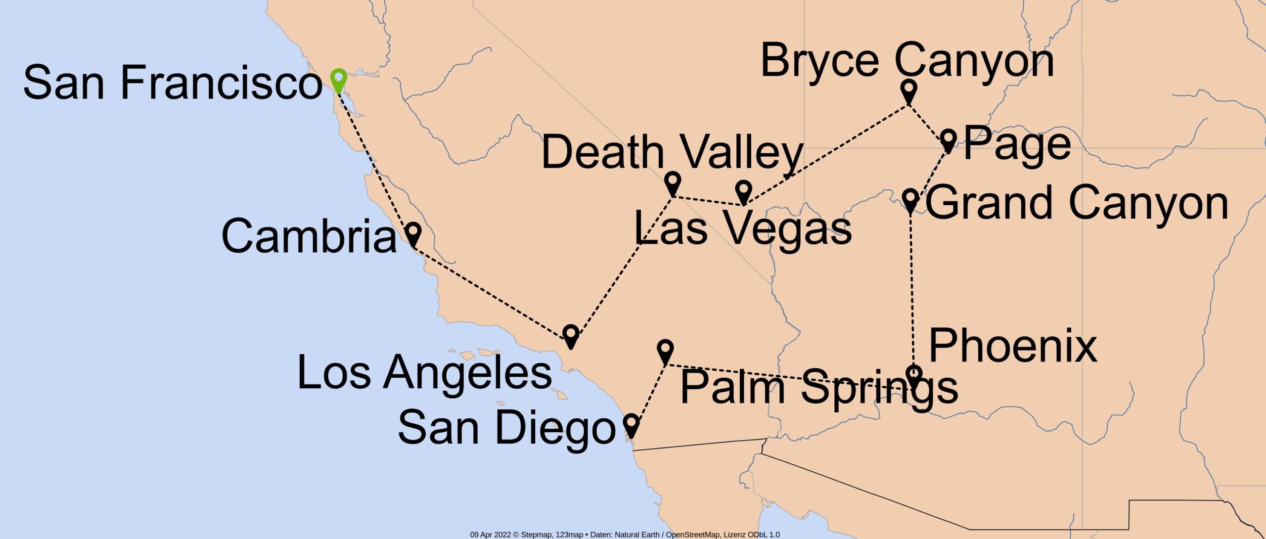 Palmen, Wüsten und Canyons - W-1306 - Individuell von San Francisco bis San Diego Nr. 9