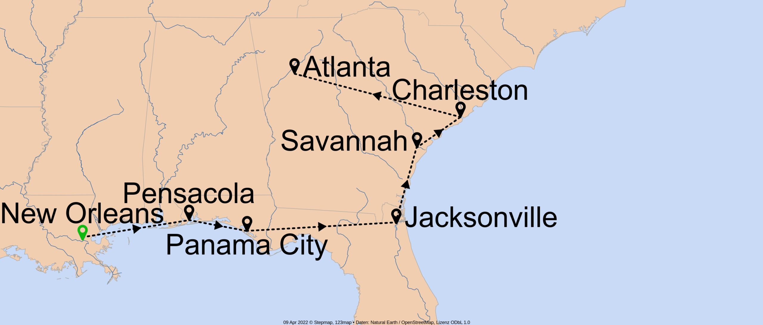 Quer durch den historischen Süden - E-1399 - Individuell von New Orleans bis Atlanta Nr. 16