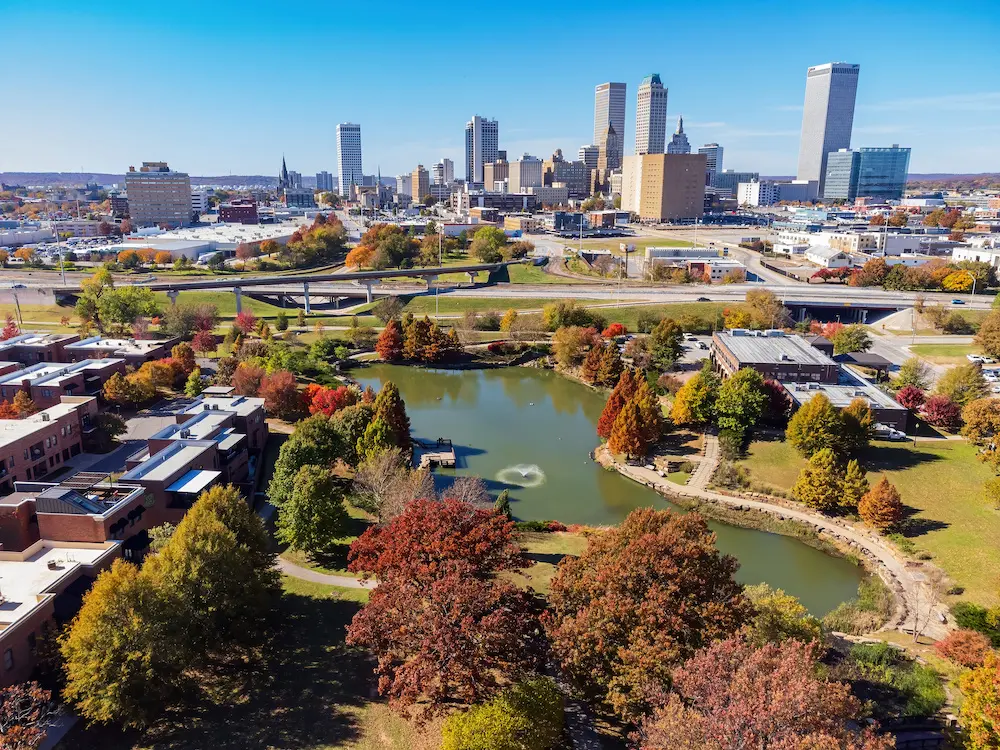Tulsa in Oklahoma "Veterans Park"