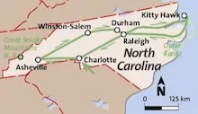 Von den Appalachen zum Atlantik