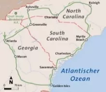 Georgia und die Carolinas
