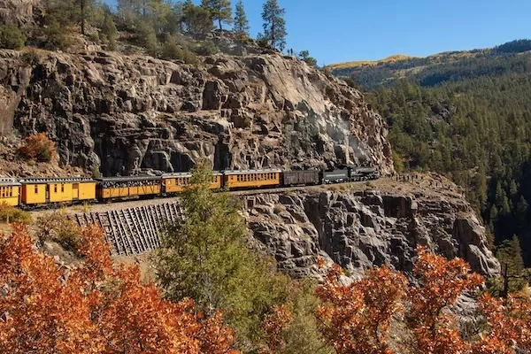 Durango Silverton Railroad Zug in Colorado