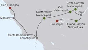 Goldene Brücken & Grandiose Canyons