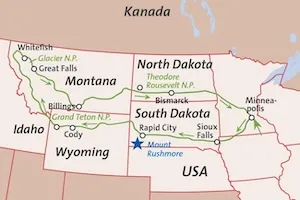 Prärieland, Büffel & Yellowstone