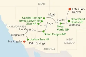 Quer durch den Wilden Westen