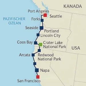 Höhepunkte des Nordwestens