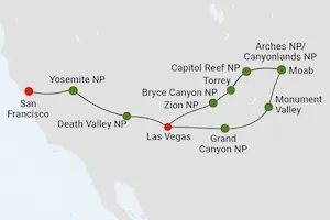 Glitzernde Wüstenstadt & Tosende Wasserfälle