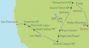 Durch die Rockies zum Pazifik