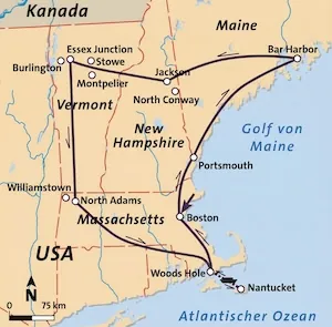 Glanzpunkte Neuenglands